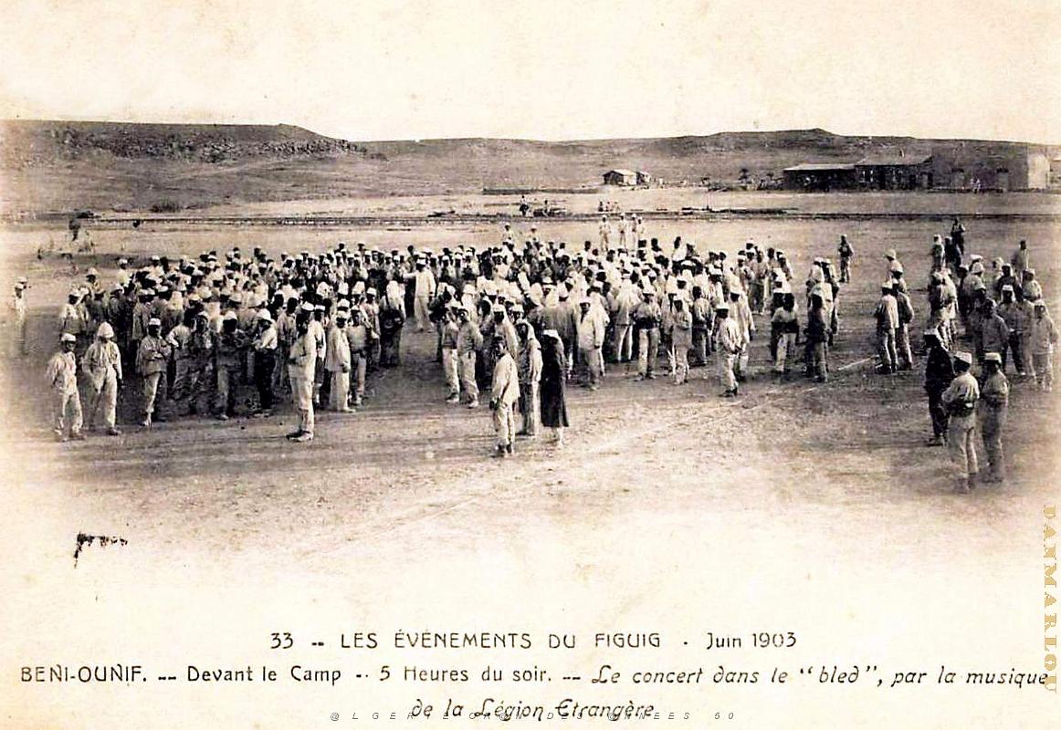 Beni-Ounif - Legion - Concert dans le Bled - 1903.jpg